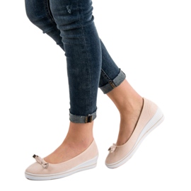 SHELOVET Klinaste pumpe smeđa 1