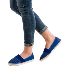 Kayla Sjajne espadrile plava 2
