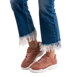 SHELOVET Modne tenisice ružičasta 1