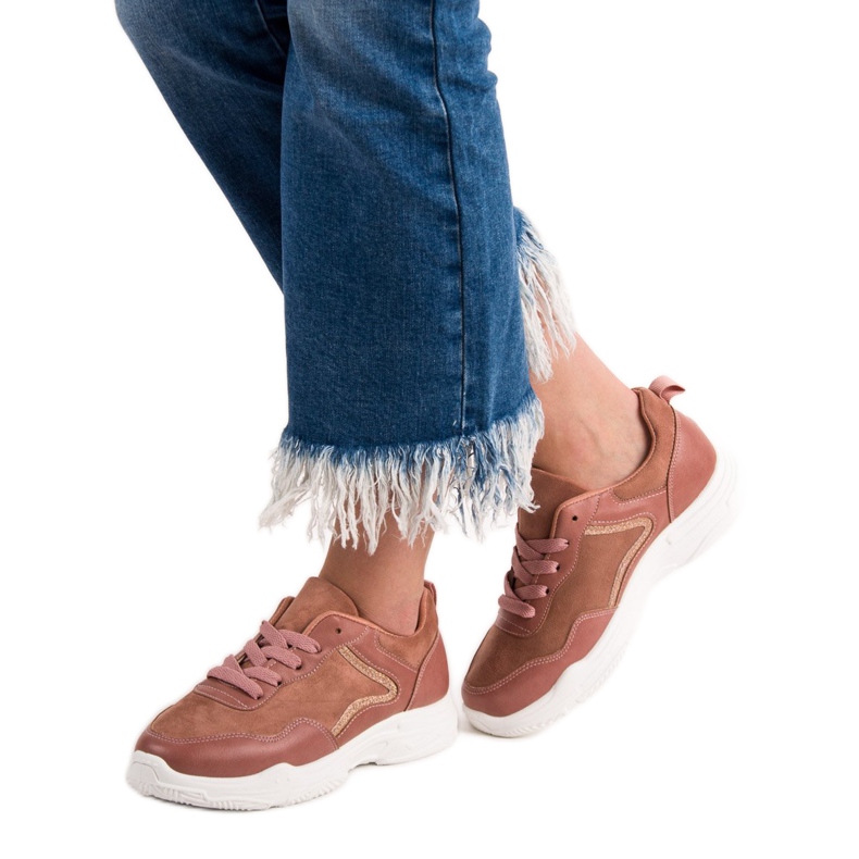 SHELOVET Modne tenisice ružičasta 2