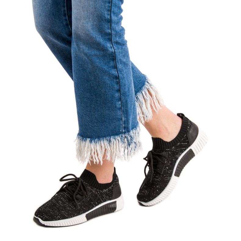 Primavera Crne cipele na klizanje crna 2