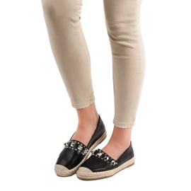 Janessa Espadrile s klinovima crna 1