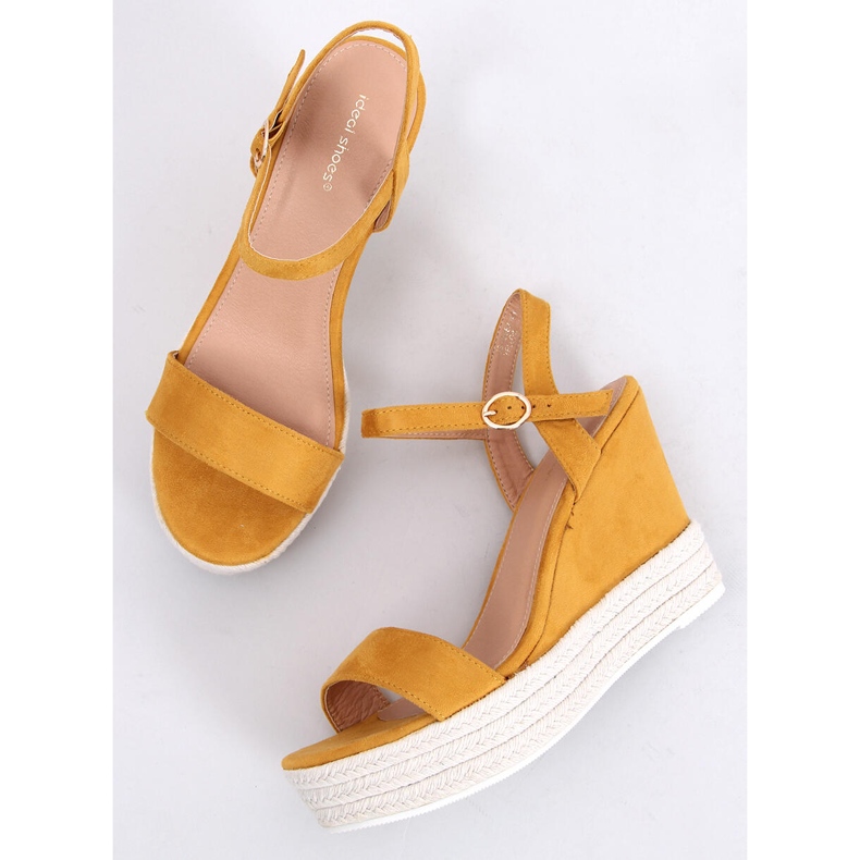 Žute sandale na klin JS-2952 Žute žuta boja 1