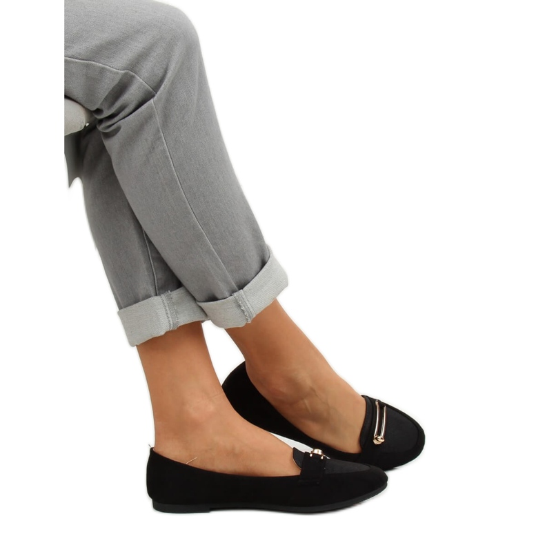 Crne ženske mokasine VS-662 crne crno 1