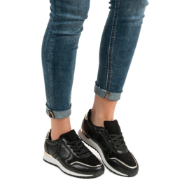 SHELOVET Ležerna sportska obuća crna 1