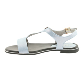 M.Daszyński Sandale plavi biser Daszyński MR1583-7 plava 2