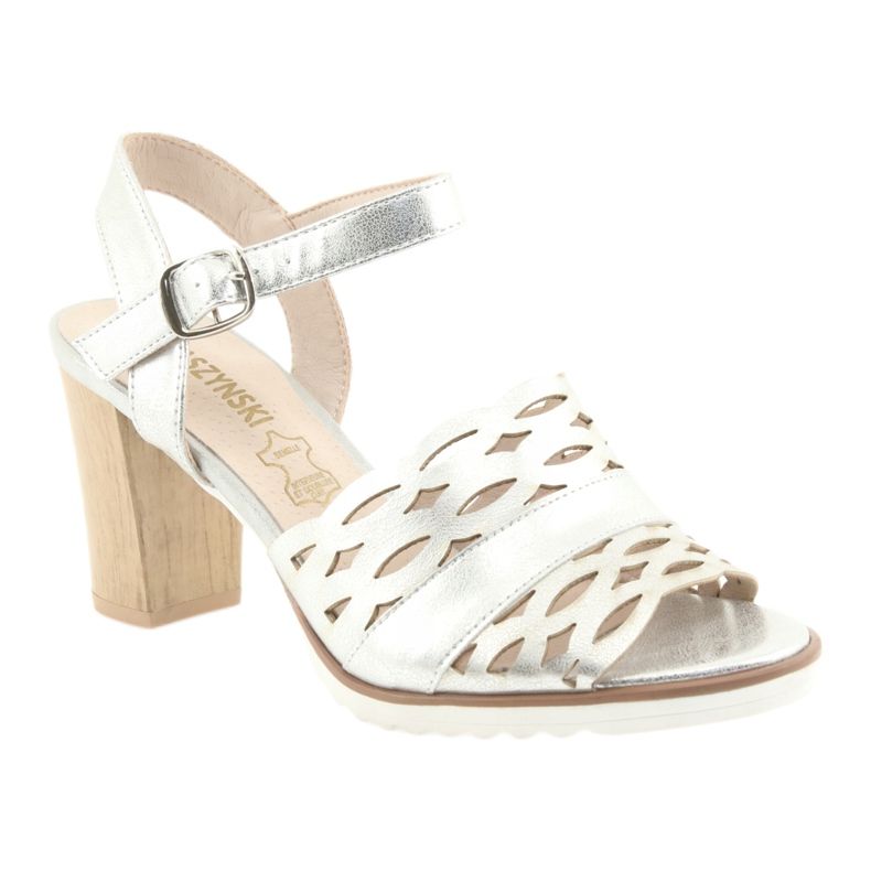 M.Daszyński Srebrne sandale Daszyński 1846 post siva 1