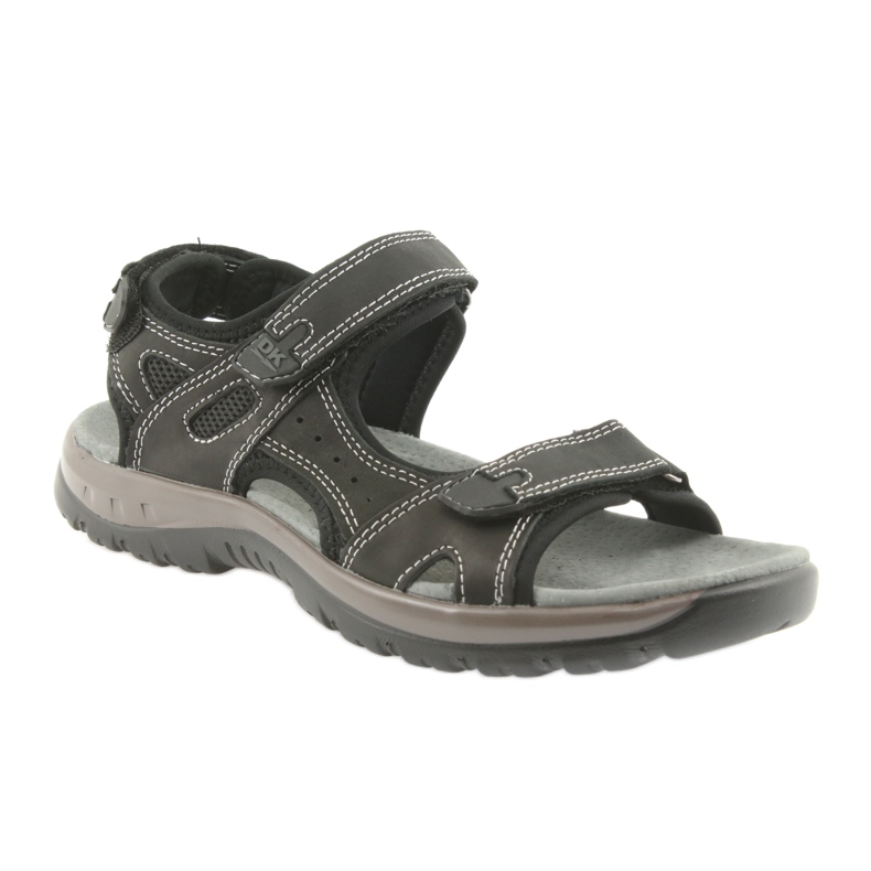 DK sandale crni čičak lagani EVA donji dio crna 1