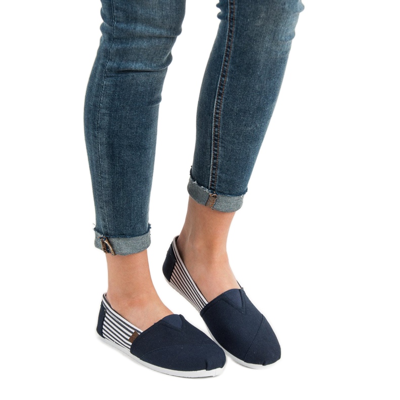 SHELOVET Slip On Light tenisice bijela tamnoplava 1