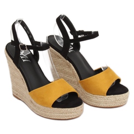 Žute espadrile na klinovima, žute LL-190 Žute žuta boja 1