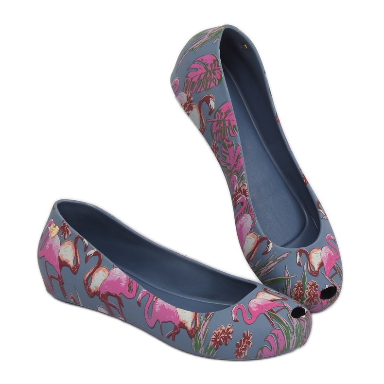 Meliski s flamingosom tamnoplava CK85 Plava ljubičasta višebojan 1