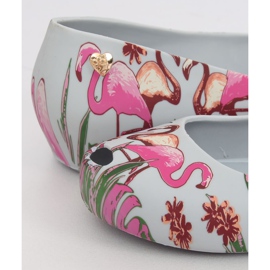 Meliski sa sivim flamingosima CK85 Siva ljubičasta raznobojna 1