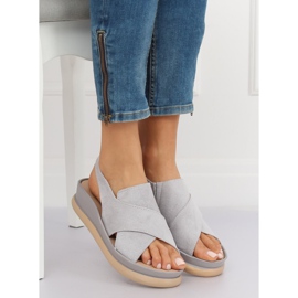 Ženske sandale sive boje G-202 Grey siva 2