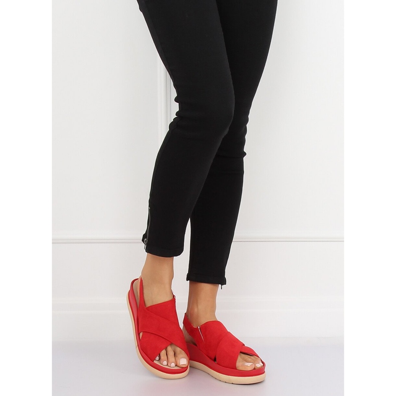 Crvene ženske sandale G-202 Red crvena 2