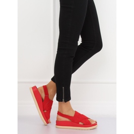 Crvene ženske sandale G-202 Red crvena 1