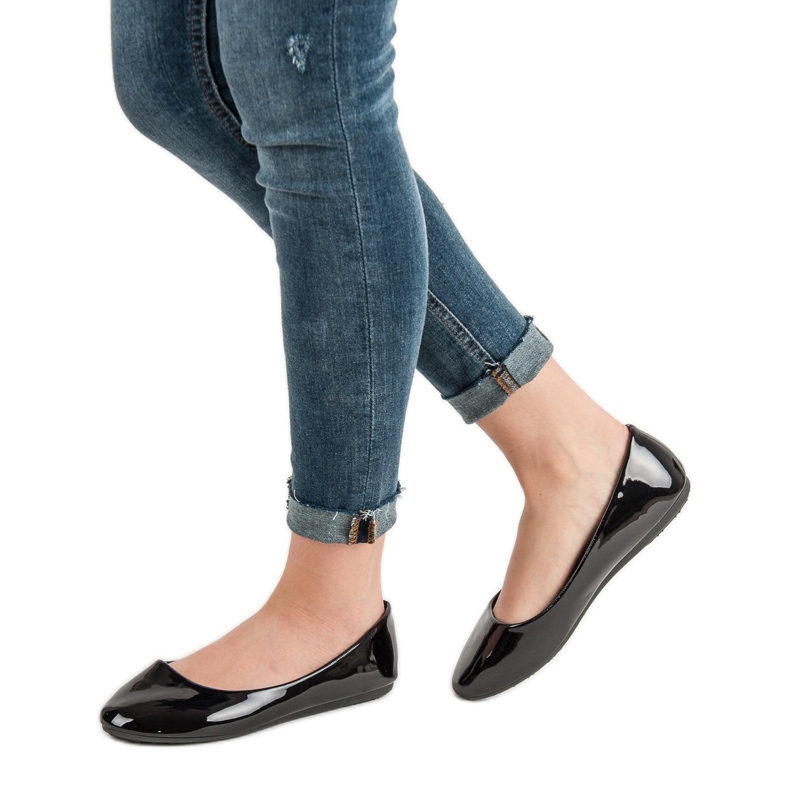 GUAPISSIMA Lakirane balerine crna 1