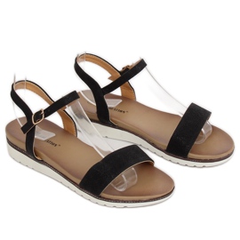 Crne ženske sandale S18-33 Crne crna 2