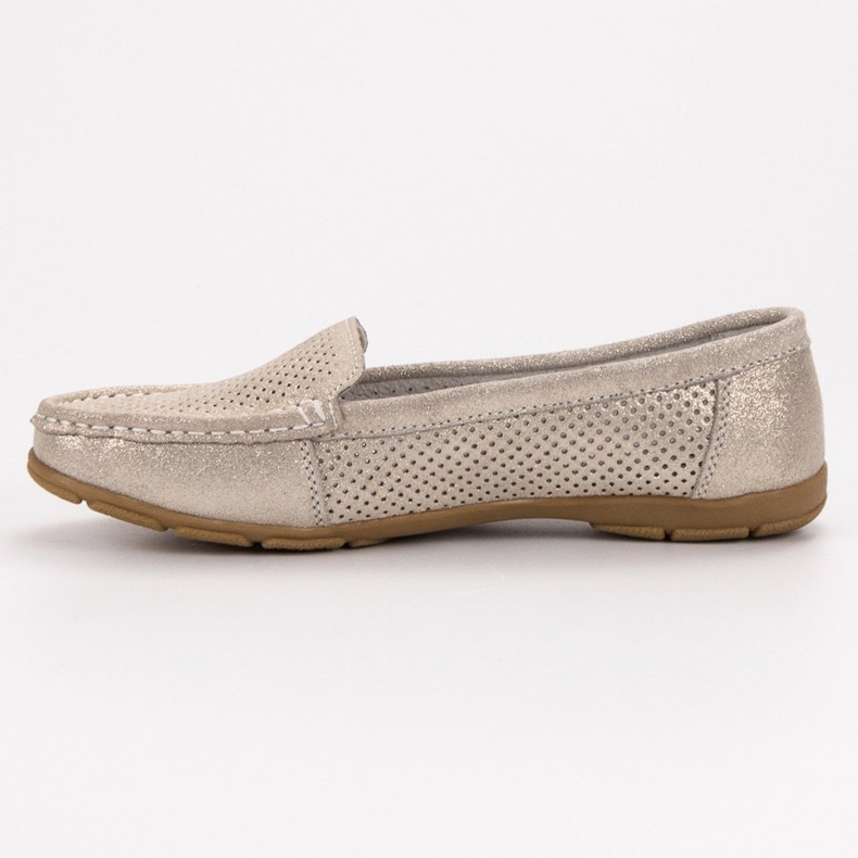 VINCEZA kožne mokasine žuta boja 1