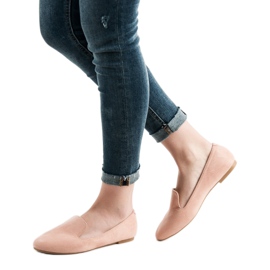 Lily Shoes Suede Lords ružičasta 1