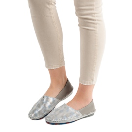 Goodin Kožne cipele na klizanje siva 1