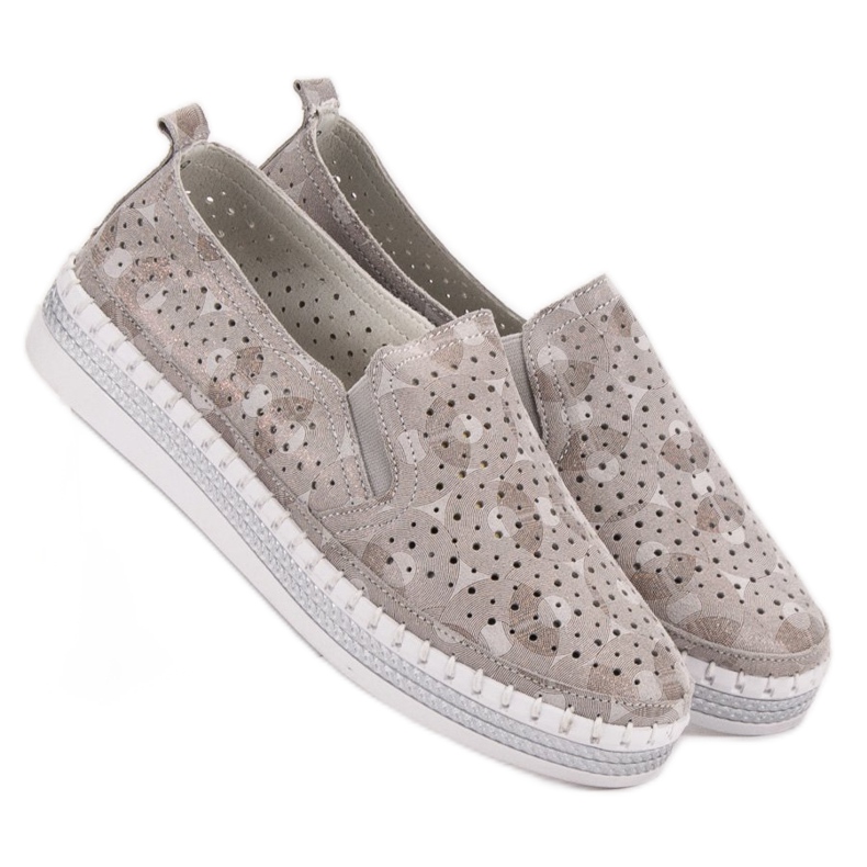 Goodin Bež kožni sliponi 2