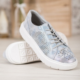 Goodin Cipele na vezanje siva 1