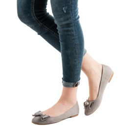 Super Mode Balerina s mašnom siva 1