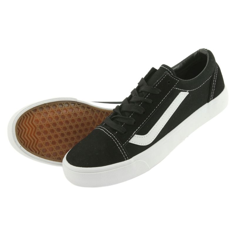 Atletico vezane tenisice 18081 crno/bijelo crna 5