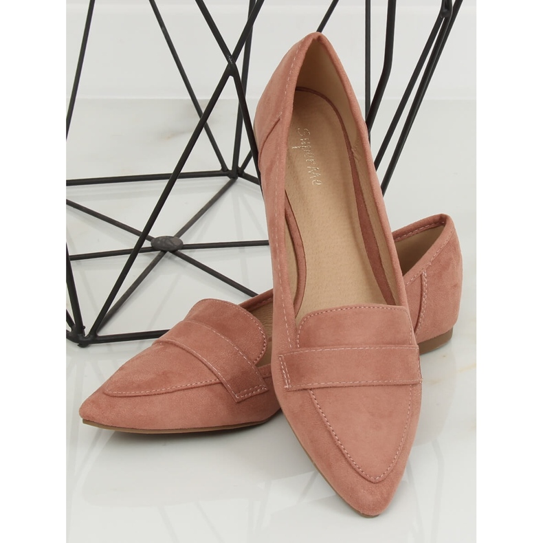 Roza šiljaste balerinke 302 Pink ružičasta 1