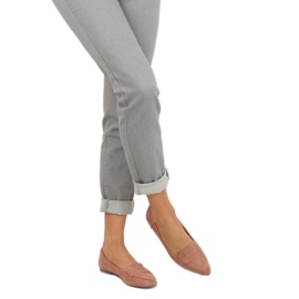 Roza šiljaste balerinke 302 Pink ružičasta 2