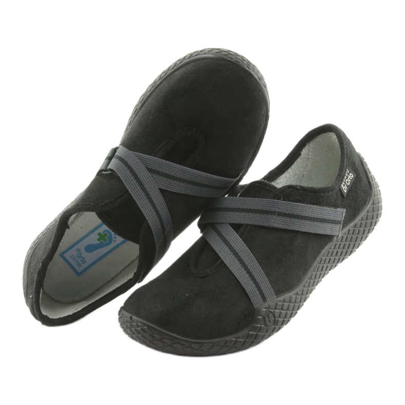 Dr.ORTO Befado Ženske papuče pu 434D014 crne crno 4