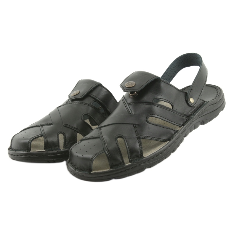 Naszbut 051 muške papuče crne crno 3