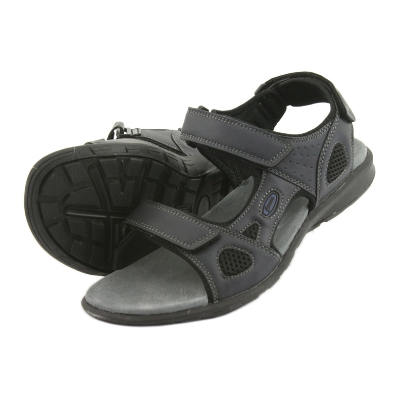 American Club Američke sportske sandale HL06 crna tamnoplava 4