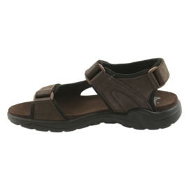 American Club Američke kožne sportske sandale CY11 smeđe crna smeđa 2