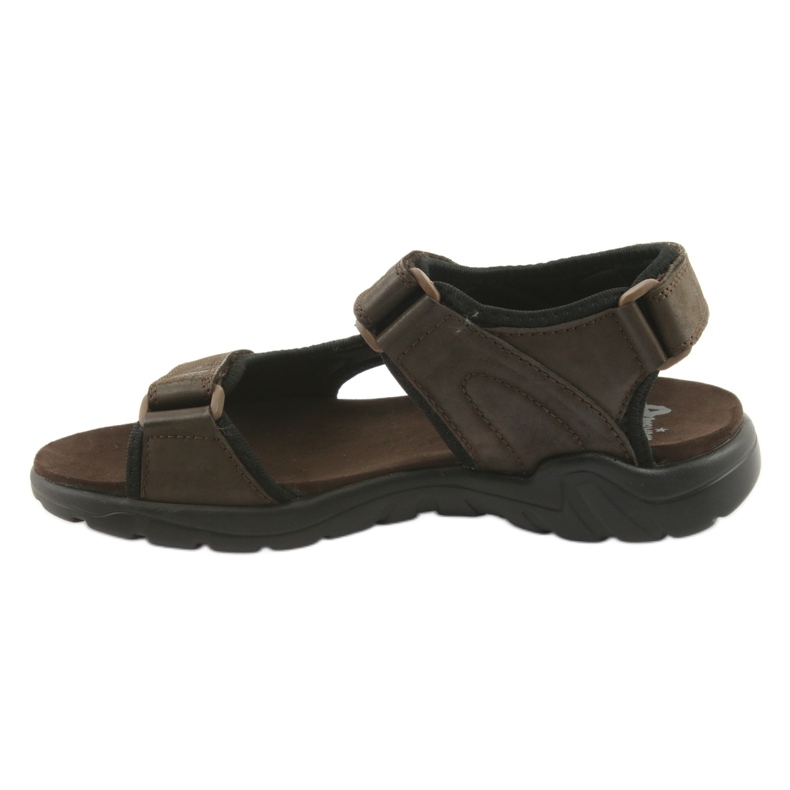 American Club Američke kožne sportske sandale CY11 smeđe crno smeđa 2