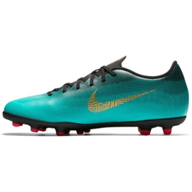 Nogometne cipele Nike Mercurial Vapor 12 Club CR7 Mg M AJ3723-390 zelena zelena 1