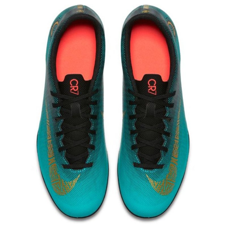 Nogometne cipele Nike Mercurial Vapor 12 Club CR7 Mg M AJ3723-390 zelena zelena 2