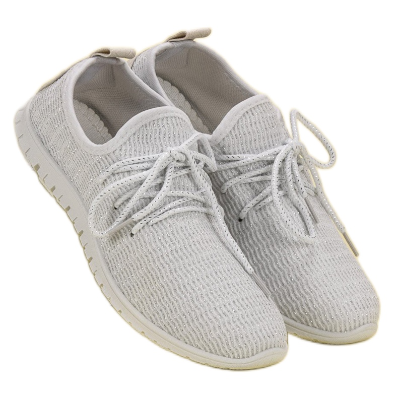 SHELOVET Bijela tekstilna obuća 2