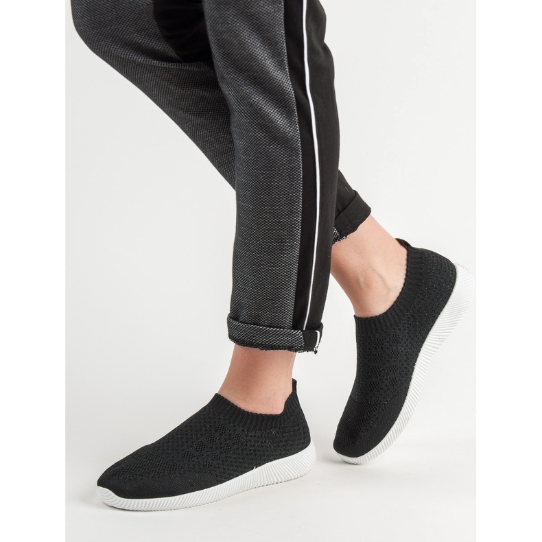 SHELOVET Tekstilna sportska obuća crno 2