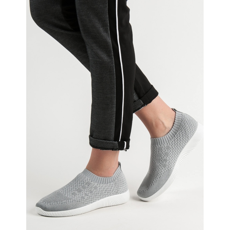 SHELOVET Tekstilna sportska obuća siva 1