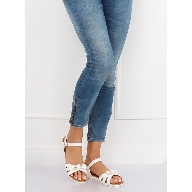 Bijele ženske sandale G210 Bijele bijela 2