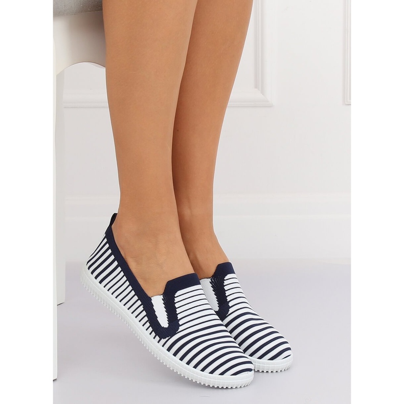 Tenisice slipon tamnoplave XJ-2909 Navy bijela tamnoplava 1