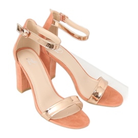 Ružičaste sandale GF-WL-35 Ružičaste na postolju ružičasta 1