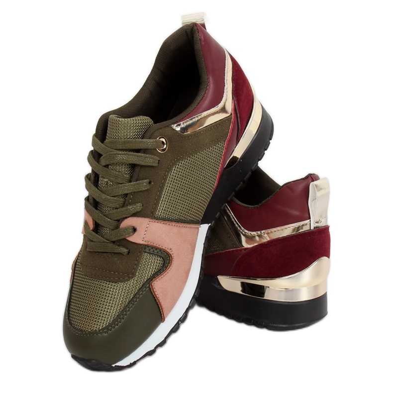 Zelene sportske cipele B-01 Army Green zelena višebojan 2