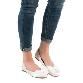 BELLAMILA Satenske balerine bijela 2