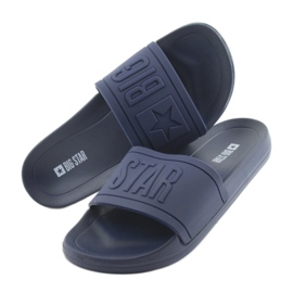 Papuče Big Star profilirane 274A269 tamnoplave tamnoplava 4
