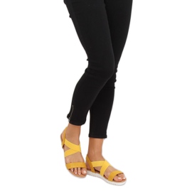 Žute ženske sandale X565 Žute žuta boja 2