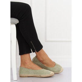 Zelene balerinske espadrile N-2980 L.ZELENE zelena 1