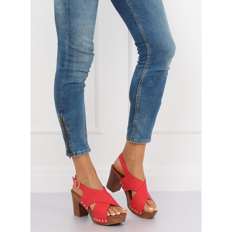 Sandale ala crvene cokule D-131 Red crvena 1