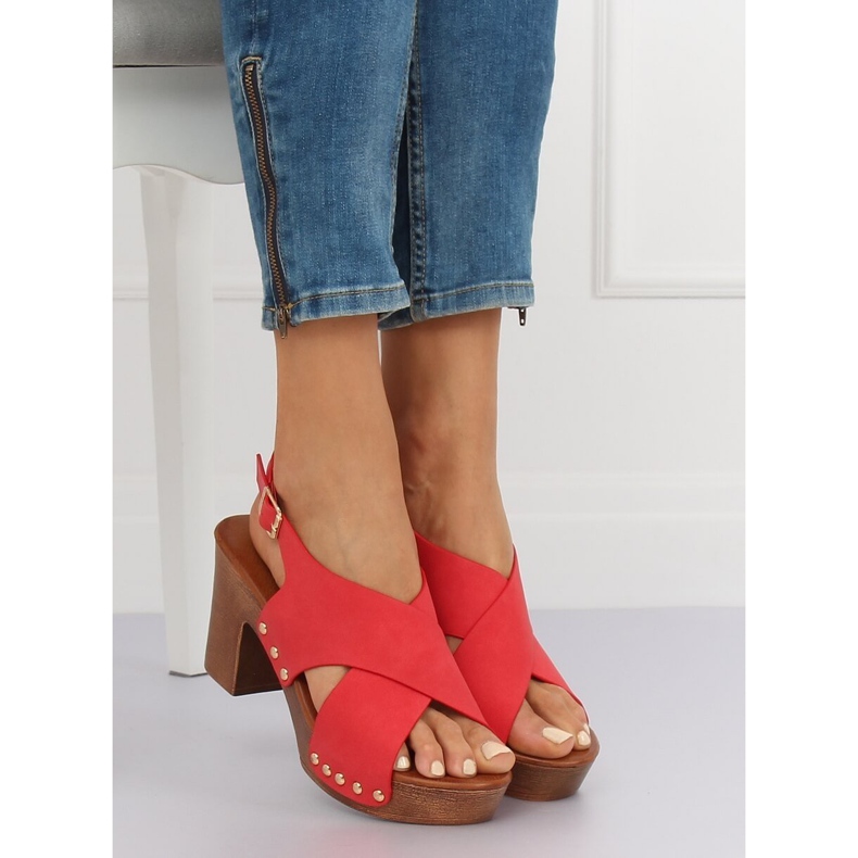 Sandale ala crvene cokule D-131 Red crvena 2